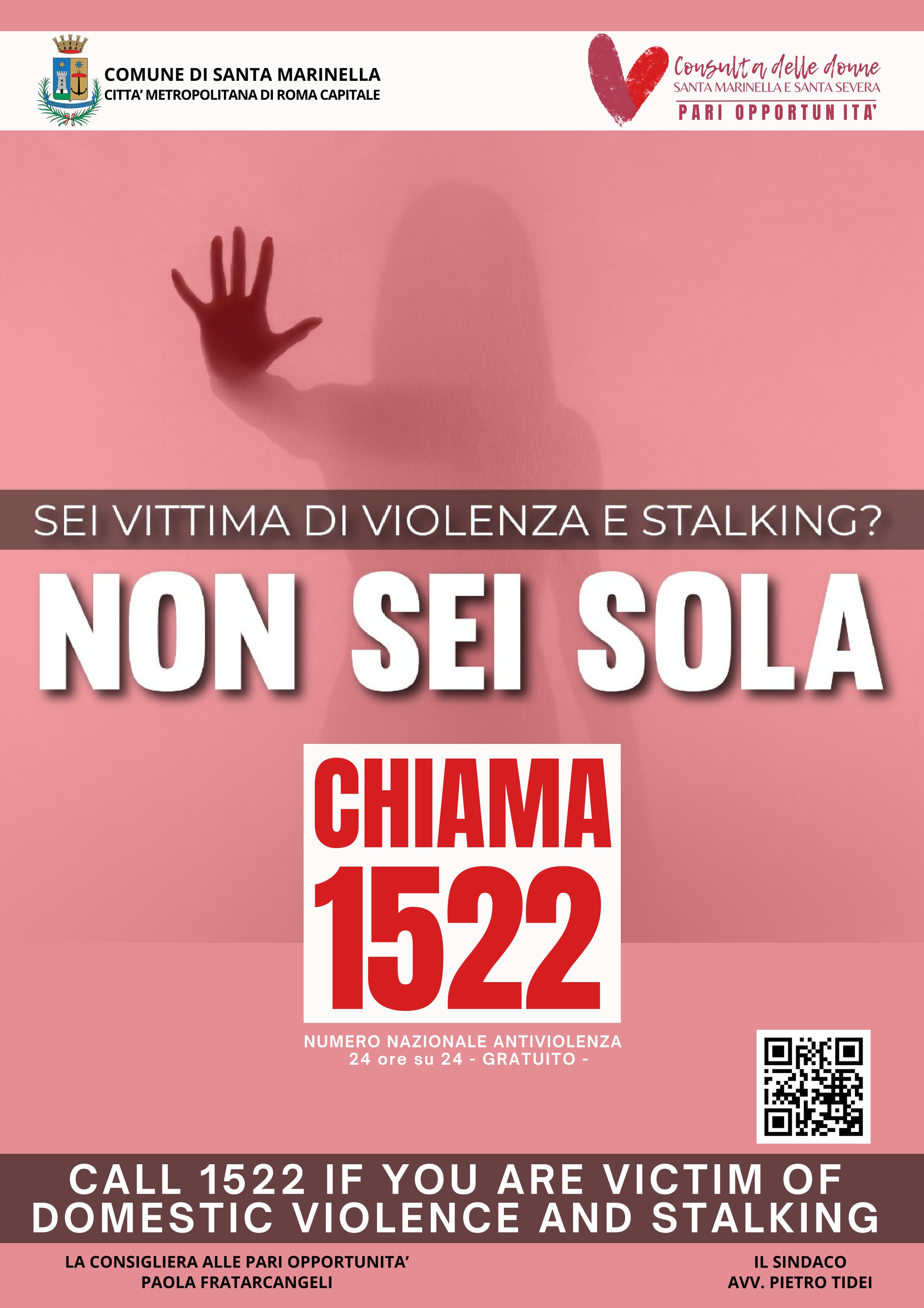 CHIAMA 1522 LOCANDINA